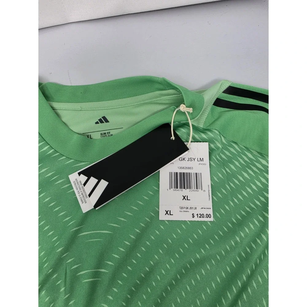 Adidas Tiro 25 Pro GK Goalkeeper Jersey Long Sleeve Glory Mint XL NWT JP4369